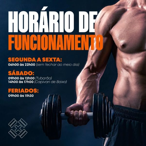 Post da Body Station com o horário de funcionamento